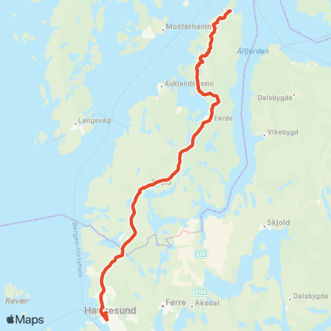 Skyss Tittelsnes map