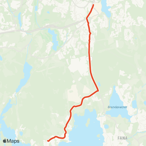 Skyss Hordnes - Lagunen terminal map