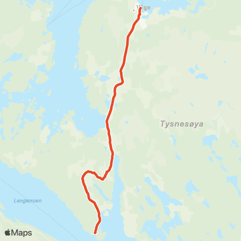 Skyss Våge-Neshamn map