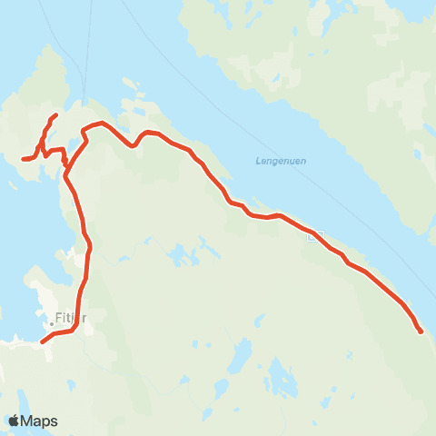 Skyss Fitjar - Ostern - Skumsn - Koløyh - Dåfj - Fitjar map