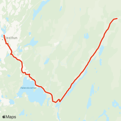 Skyss Haugsdal - Kalandseid map