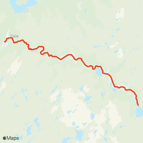 Skyss Dale - Rødland map