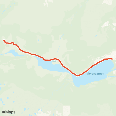 Skyss Voss - Vestbygdi map
