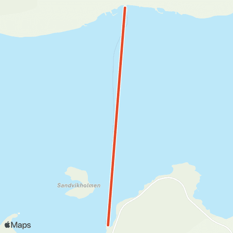 Skyss Barmen-Barmsund map