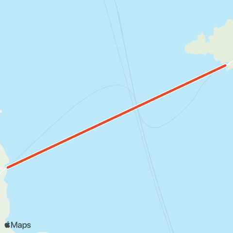 Skyss Hisarøy-Mjånes map