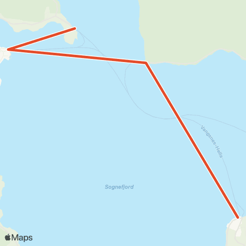 Skyss Vangsnes-Hella-Dragsvik map