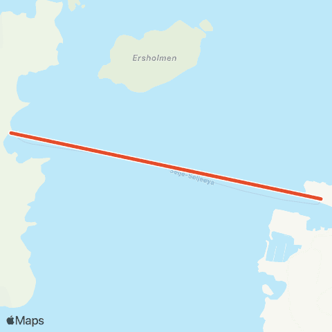 Skyss Selje-Seljeøya map