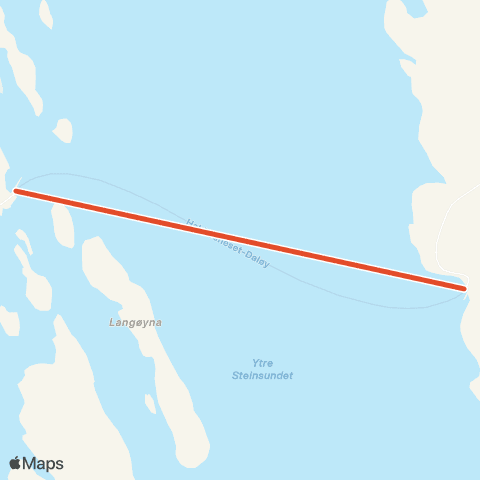 Skyss Daløy-Haldorsneset map