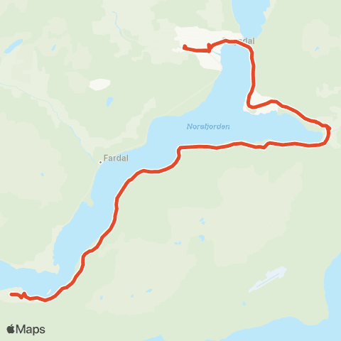 Skyss Sogndal-Lemhyttene-Fimreite map