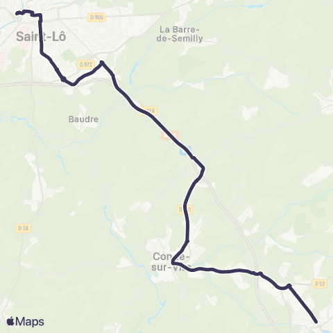 SLAM Navette Torigny-sur-Vire map