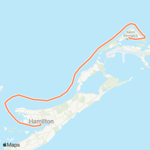 ShoreLink St. George's - Hamilton map