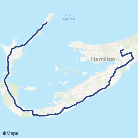 School Routes Devonshire Parish map