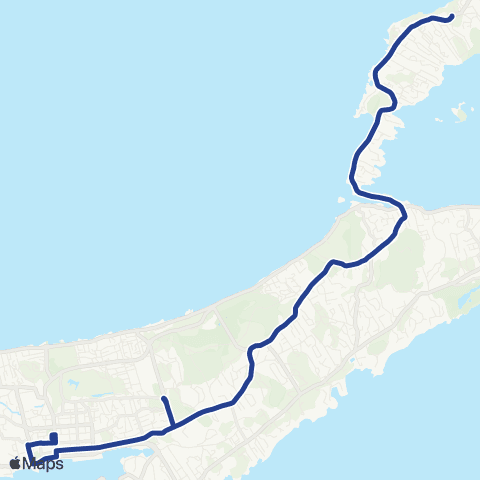 School Routes Hamilton Parish map