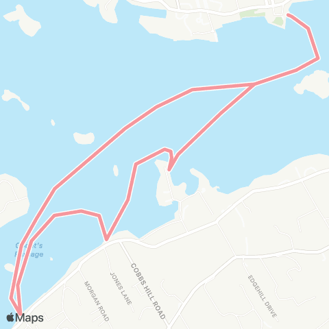 ShoreLink Darrel's Wharf - Hamilton map