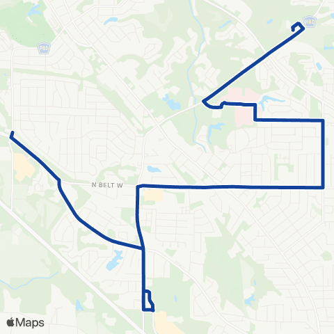 MetroBus Illinois Memorial Hosp-Westfield Plaza map