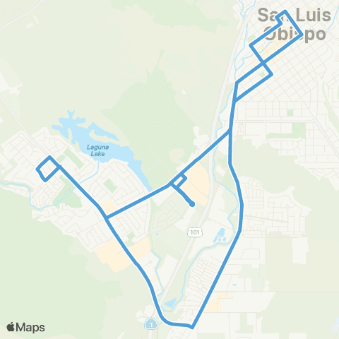 SLO Madonna / LOVR / Higuera map