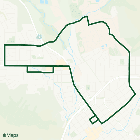 SLO Monterey / Foothill / Cal Poly map