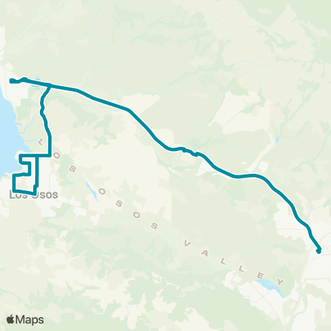 SLORTA San Luis Obispo / Morro Bay / Los Osos map