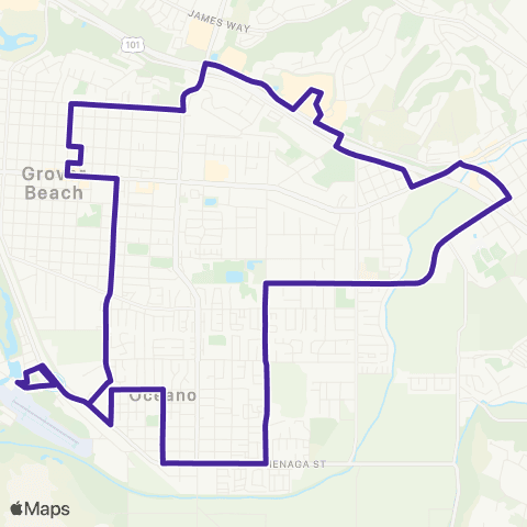 SLORTA Grover Beach / Oceano / Arroyo Grande map