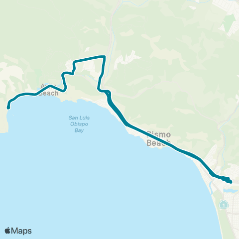 SLORTA Pismo Bch / Avila Bch / Port San Luis map