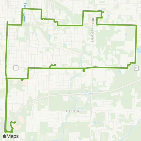 Sunshine Lamp Trolley 19th Main-19th Main map