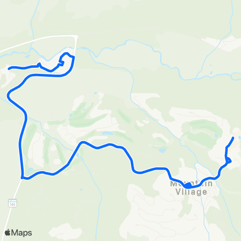 SMART Telluride Mountain Vil / Lawson Hill map