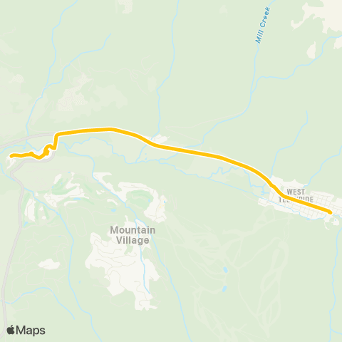 SMART Telluride Lawson Hill map
