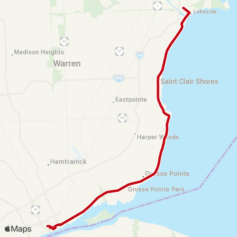 SMART East Jefferson map