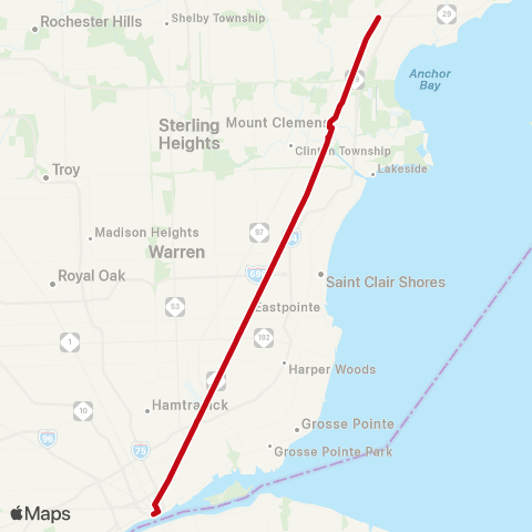 SMART Fast Gratiot map