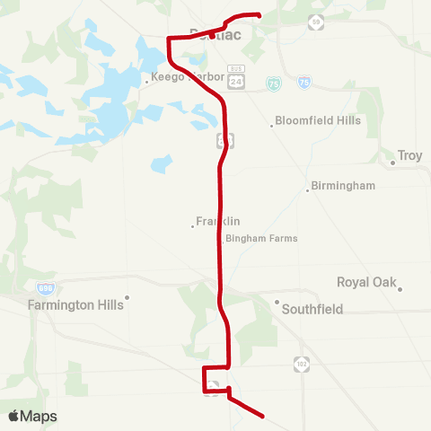 SMART Telegraph North map