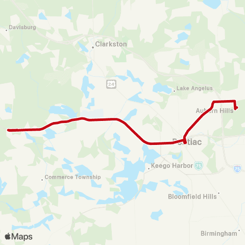 SMART Highland Road map