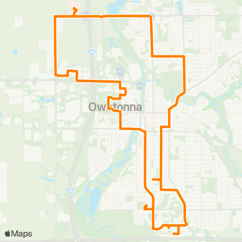 SMART Flex Owatonna map