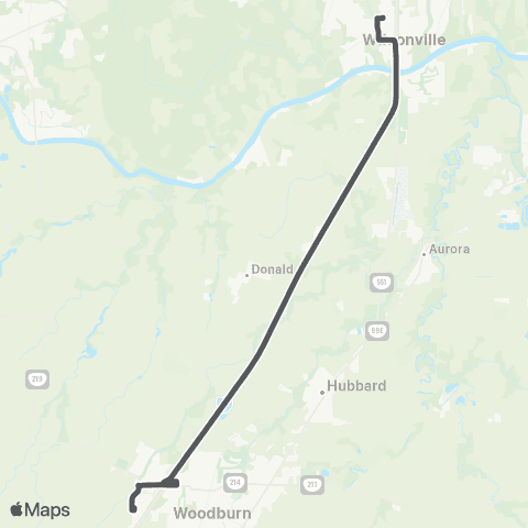 SMART 12X-Woodburn map