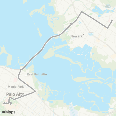 Marguerite AE-F Line map