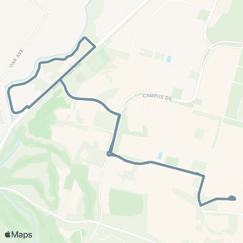 Marguerite Oak Creek Apartments map