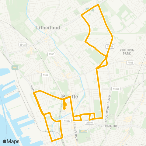 Stagecoach Merseyside and South Lancashire Bootle Bus Station - Bootle Bus Station map