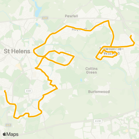 Stagecoach School Routes Gardiner Avenue - Basildon Close map