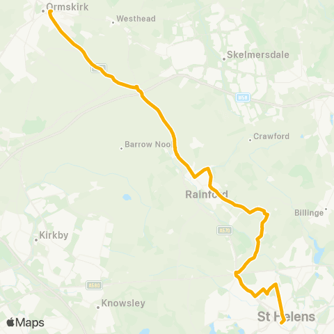 Stagecoach Merseyside and South Lancashire Bus Station - Exchange Street map