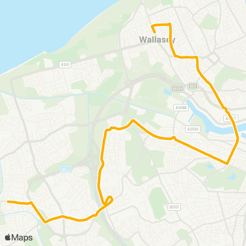 Stagecoach School Routes Kingfisher Way - Village Way map