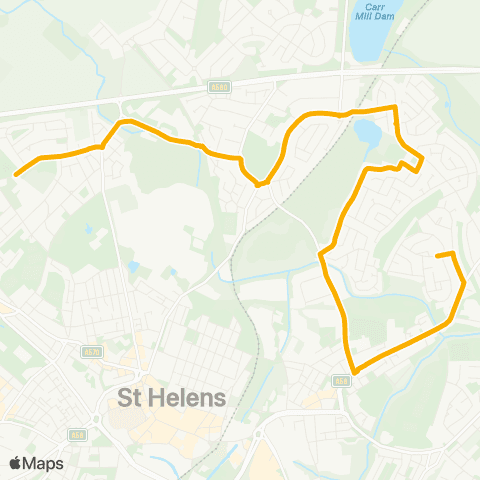 Stagecoach School Routes Longridge Avenue - Cowley College map