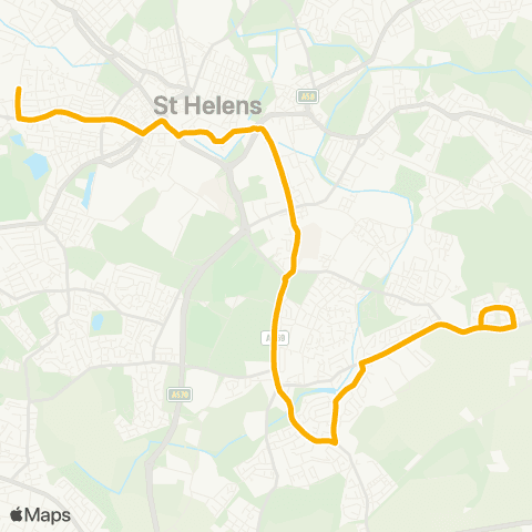 Stagecoach School Routes Lotus Gardens - De La Salle School map