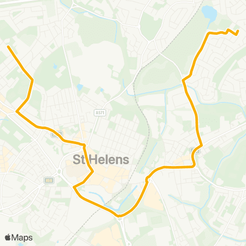 Stagecoach School Routes Gamble Avenue - Coalville Road map