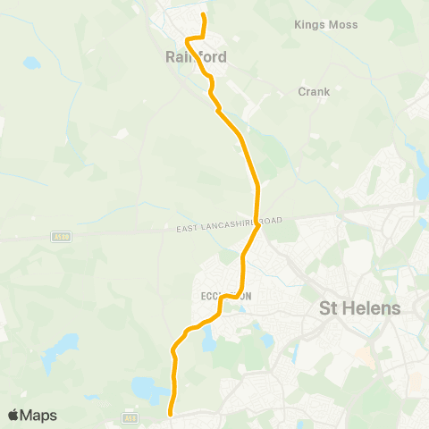 Stagecoach School Routes Witton Way - New Road map