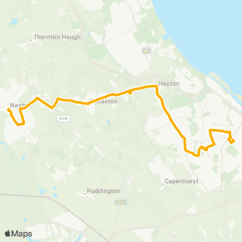 Stagecoach Merseyside and South Lancashire Ellesmere Port Bus Interchange - Tesco map