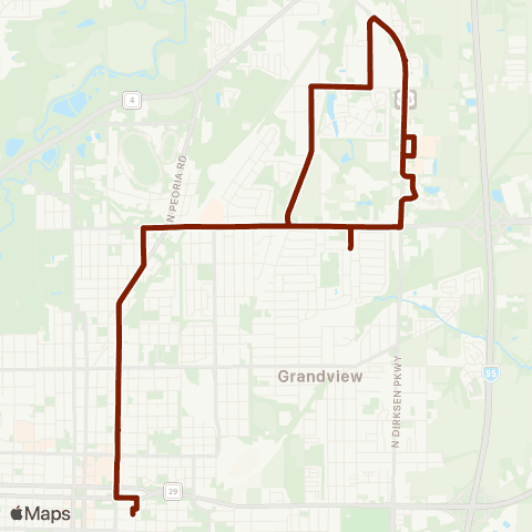 SMTD N. 9th / Piper Rd. / Northgate map