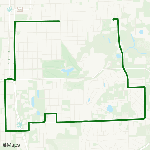 SMTD SEHS to Southern View map