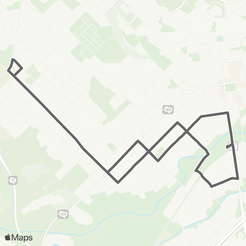 The Bus (San Marcos) Bishop map