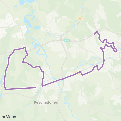 SMTUT - Scolaires Peschadoires - Lyée Jean Zay map