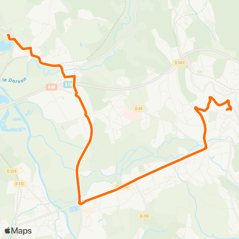 SMTUT Navette ILOA map