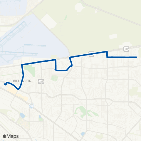 Sun Metro Montana / Turner map
